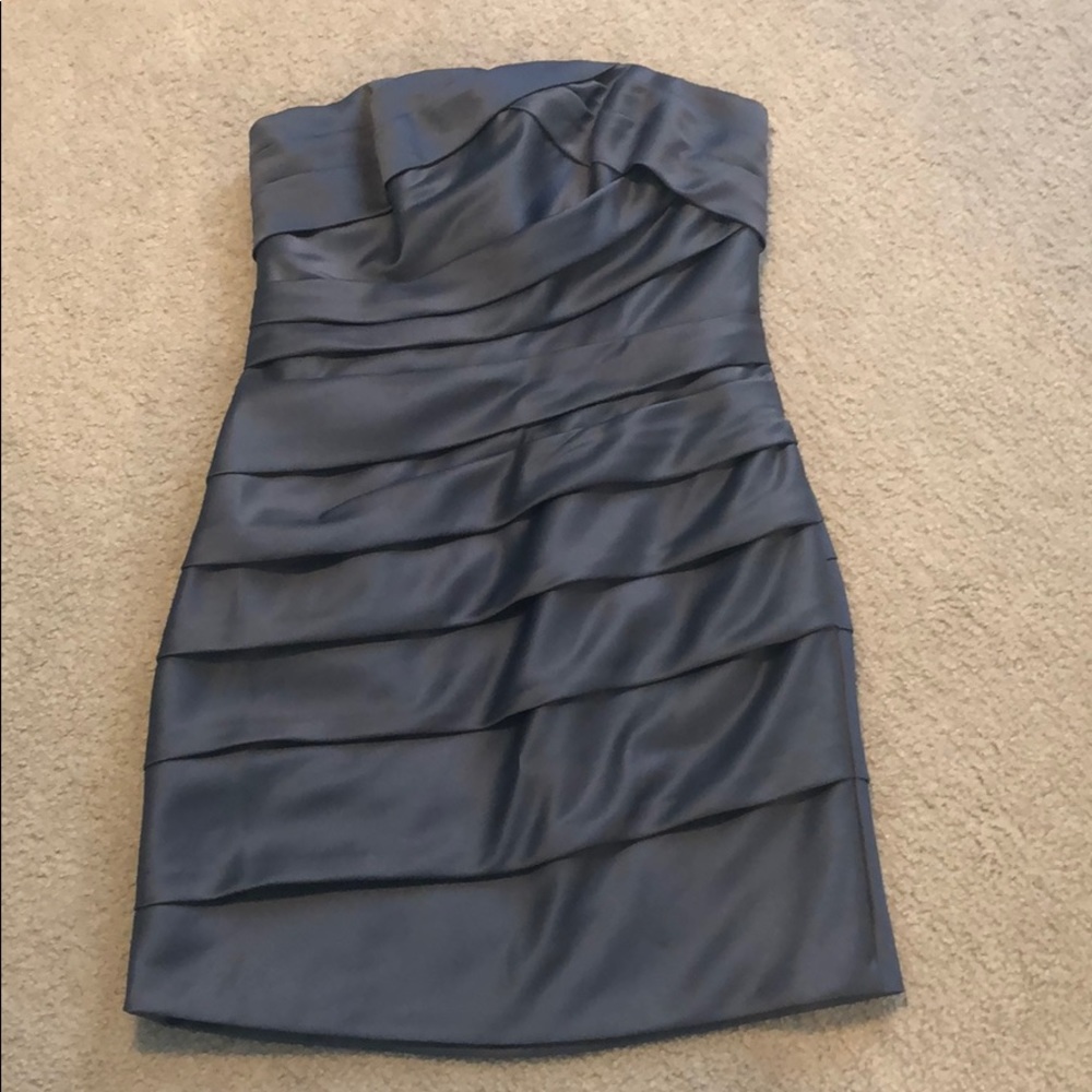 Eden grey bridesmaid dress